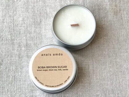 Boba Brown Sugar Travel Candle